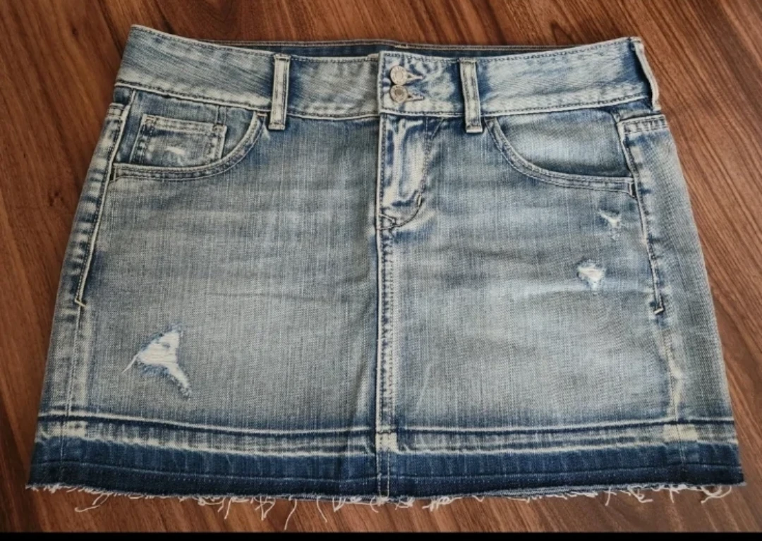 Denim Mini Skirt