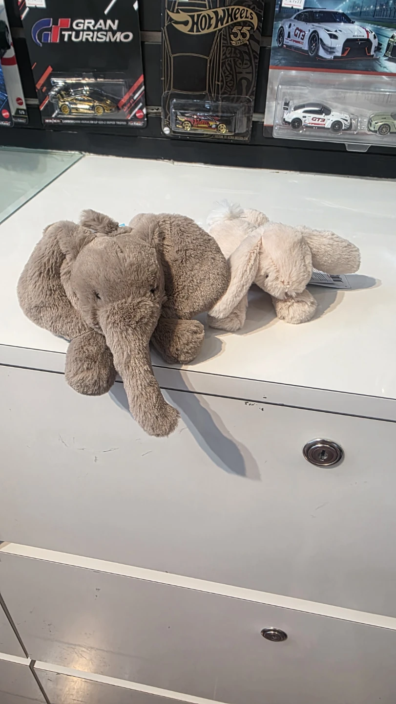 BNWT Jellycat smudge elephant/rabbit