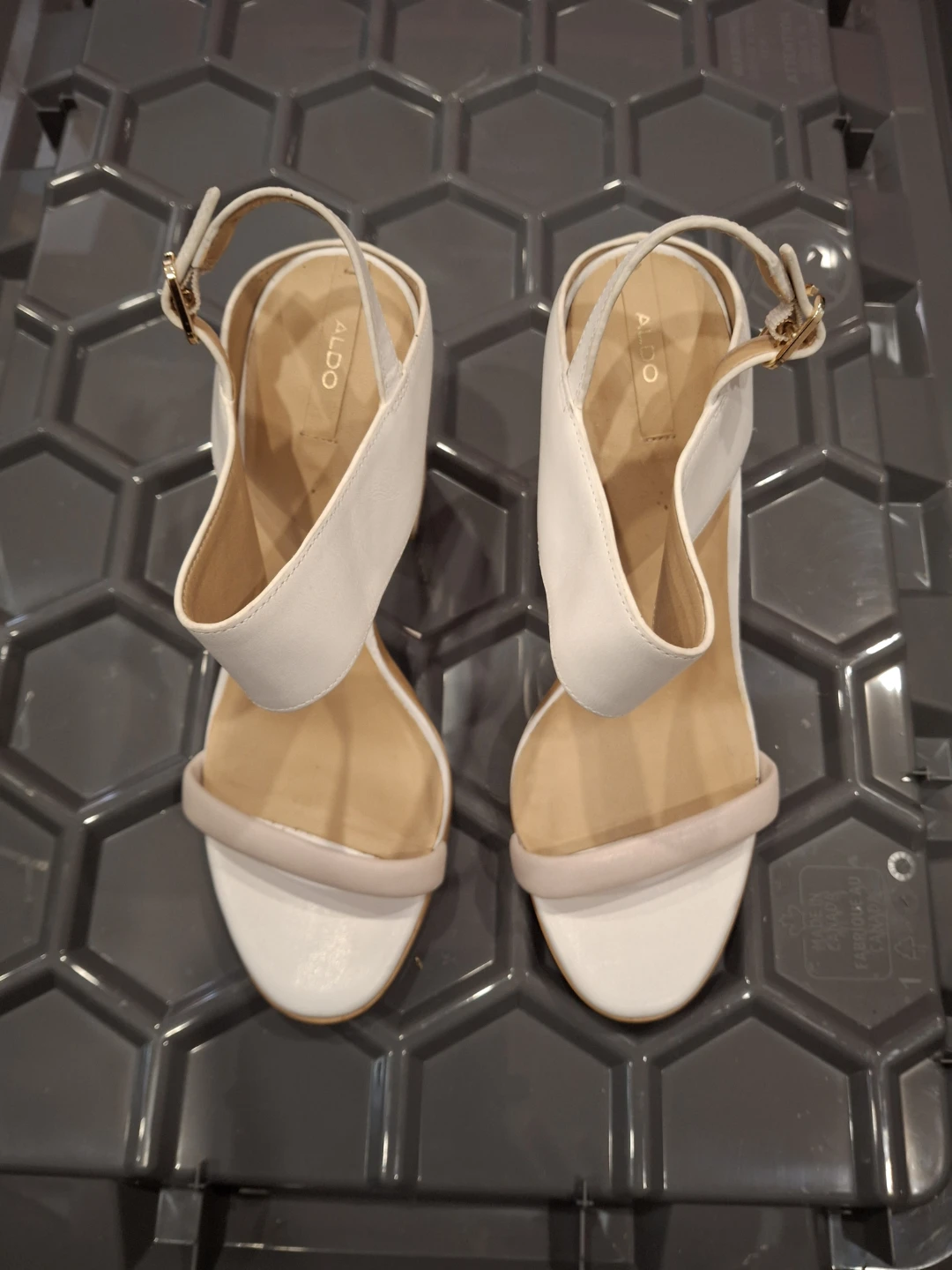 ALDO White Block Heel Sandals - photo 3
