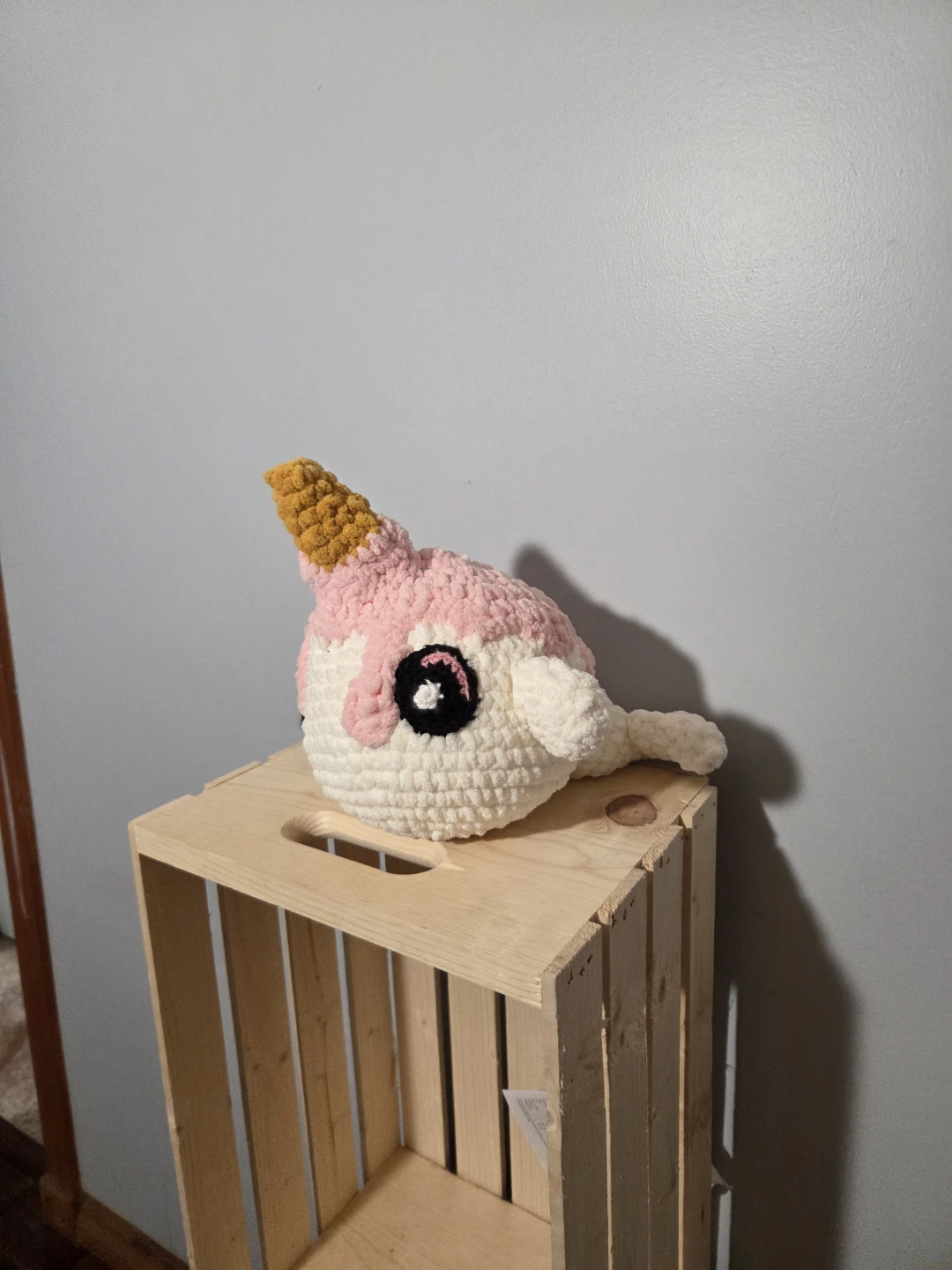 Handmade Crochet Narwhal Plush Toy