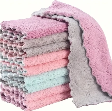 Set of 100 Microfiber Cleaning Cloths