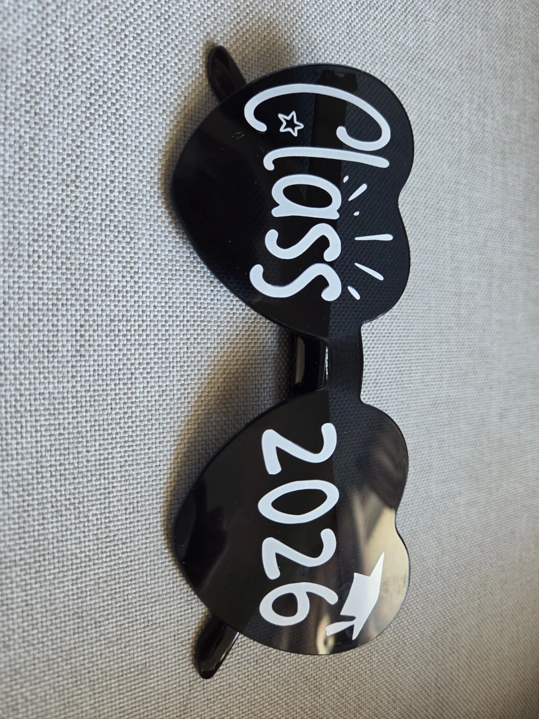 Class of 2026 Heart Shaped Glasses