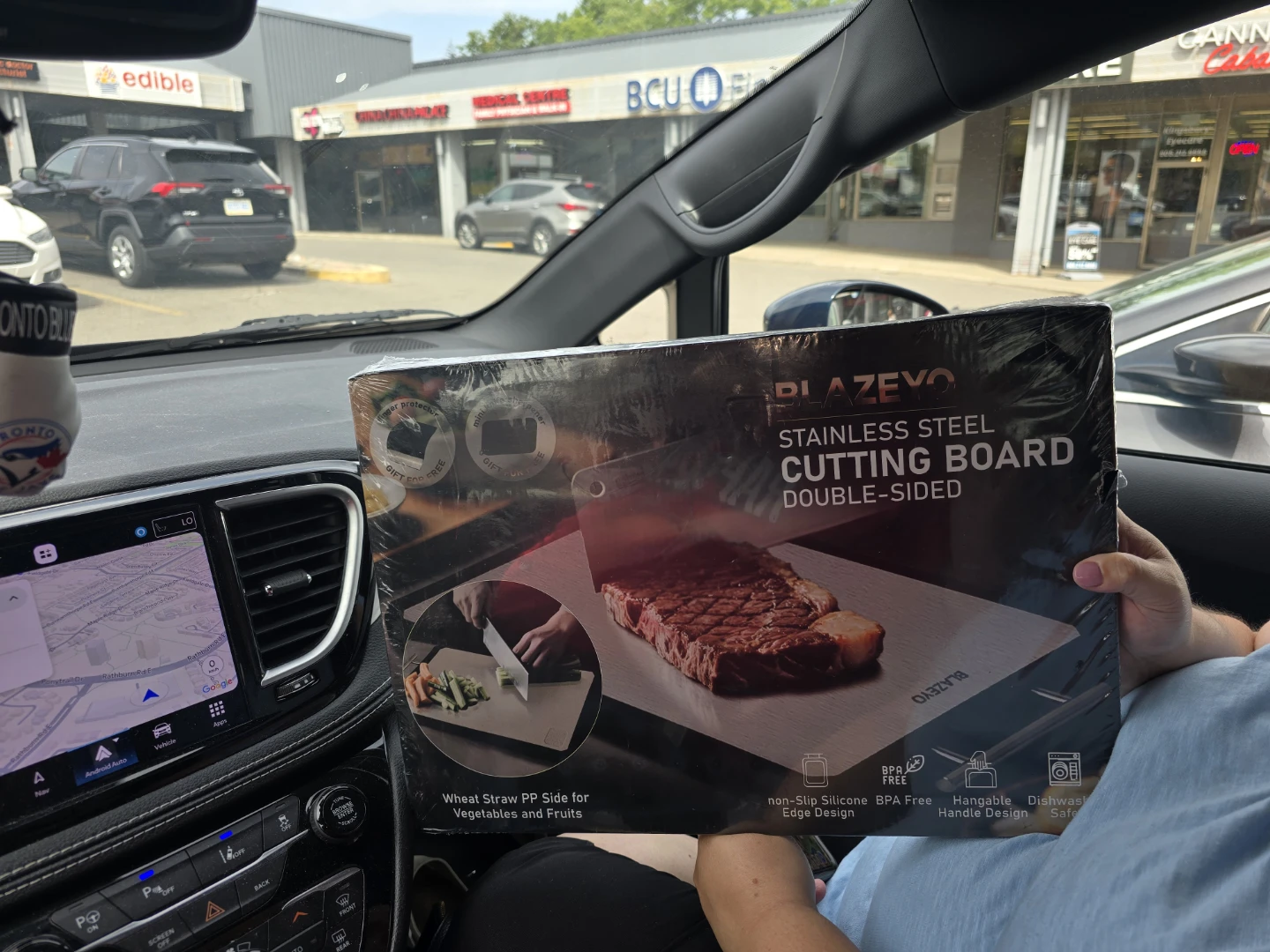 BLAZEYO Stainless Steel Cutting Board - photo 2