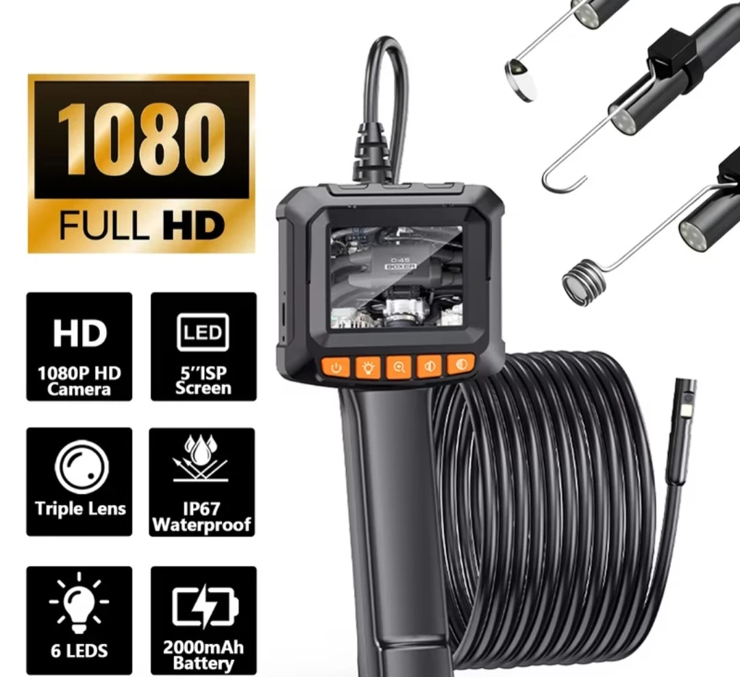 1080P HD Inspection Camera with 5" Screen - photo 5