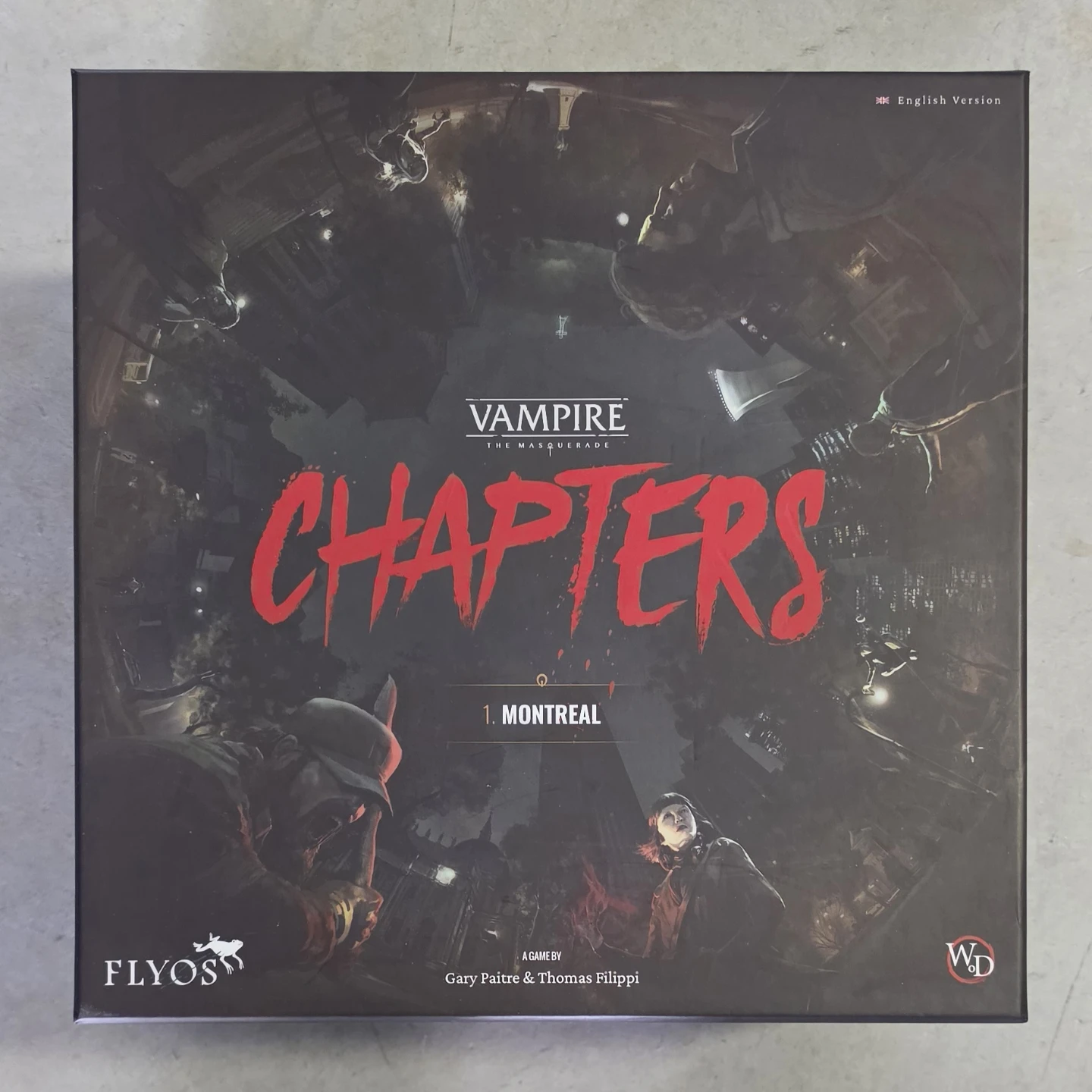 Vampire The Masquerade Chapters 1. Montreal Board Game