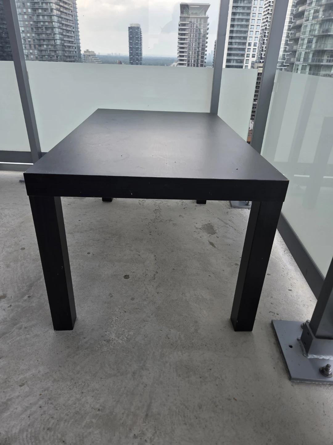 IKEA Black Dining Table - photo 2