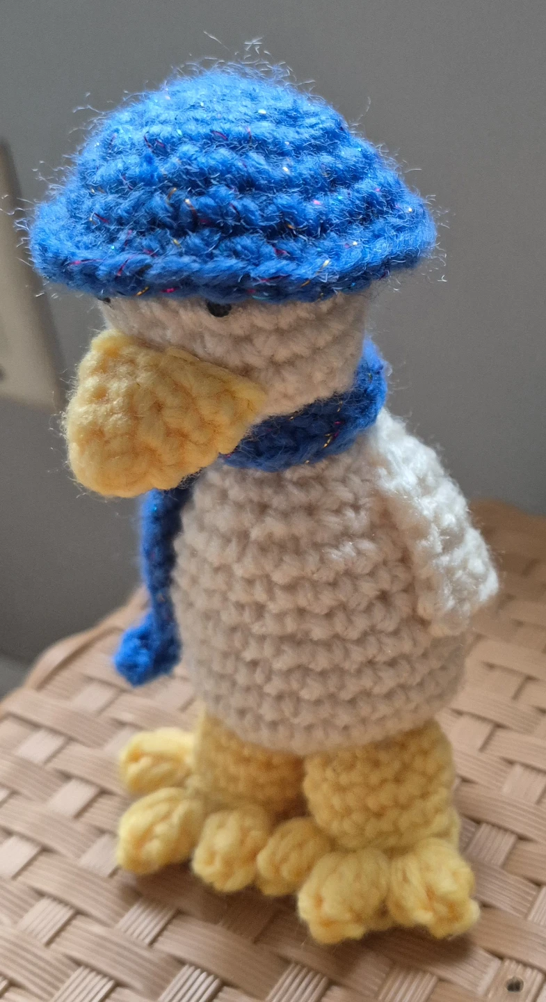 Handmade Crochet Duck Plush Toy - photo 2