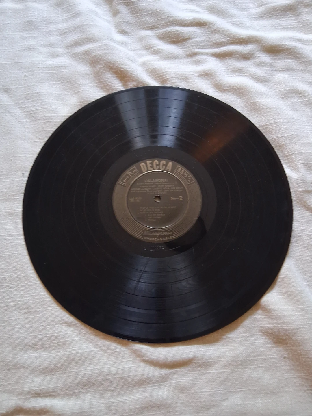 Oklahoma! Original Broadway Cast Vinyl LP Decca Records - photo 3