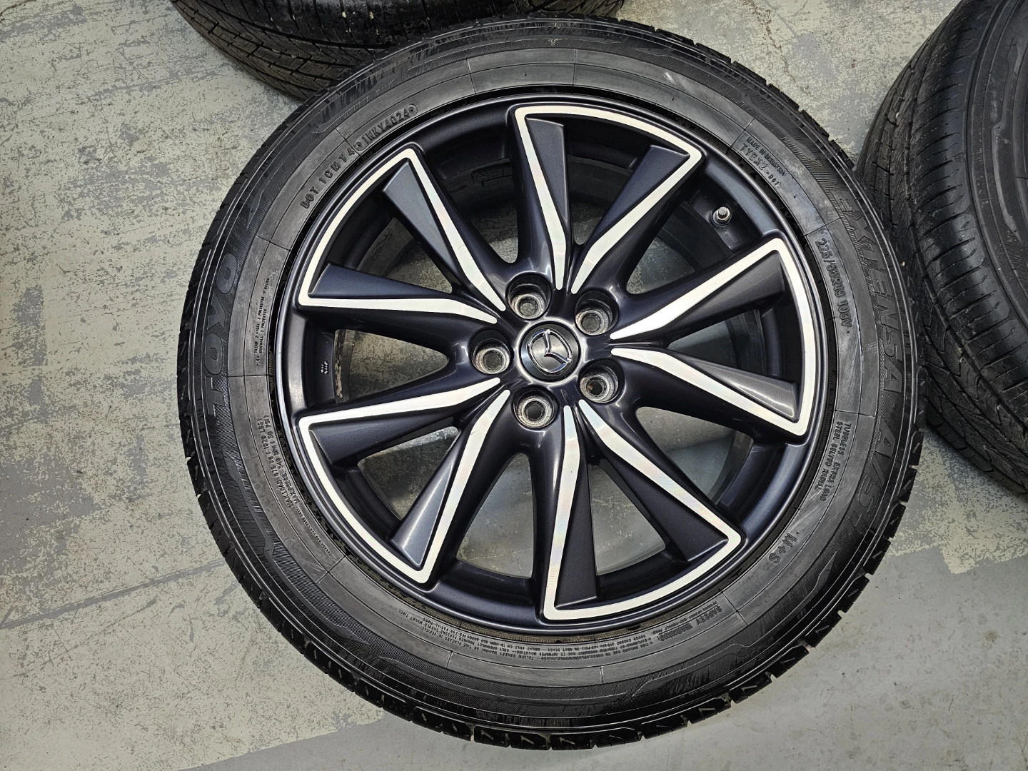 MAZDA CX-5 O.E.M RIMS AND ALL SEASON TIRES 225/55 R19 - photo 5
