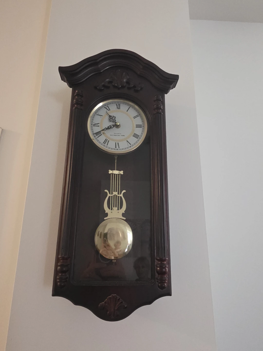 Wall Clock with Pendulum