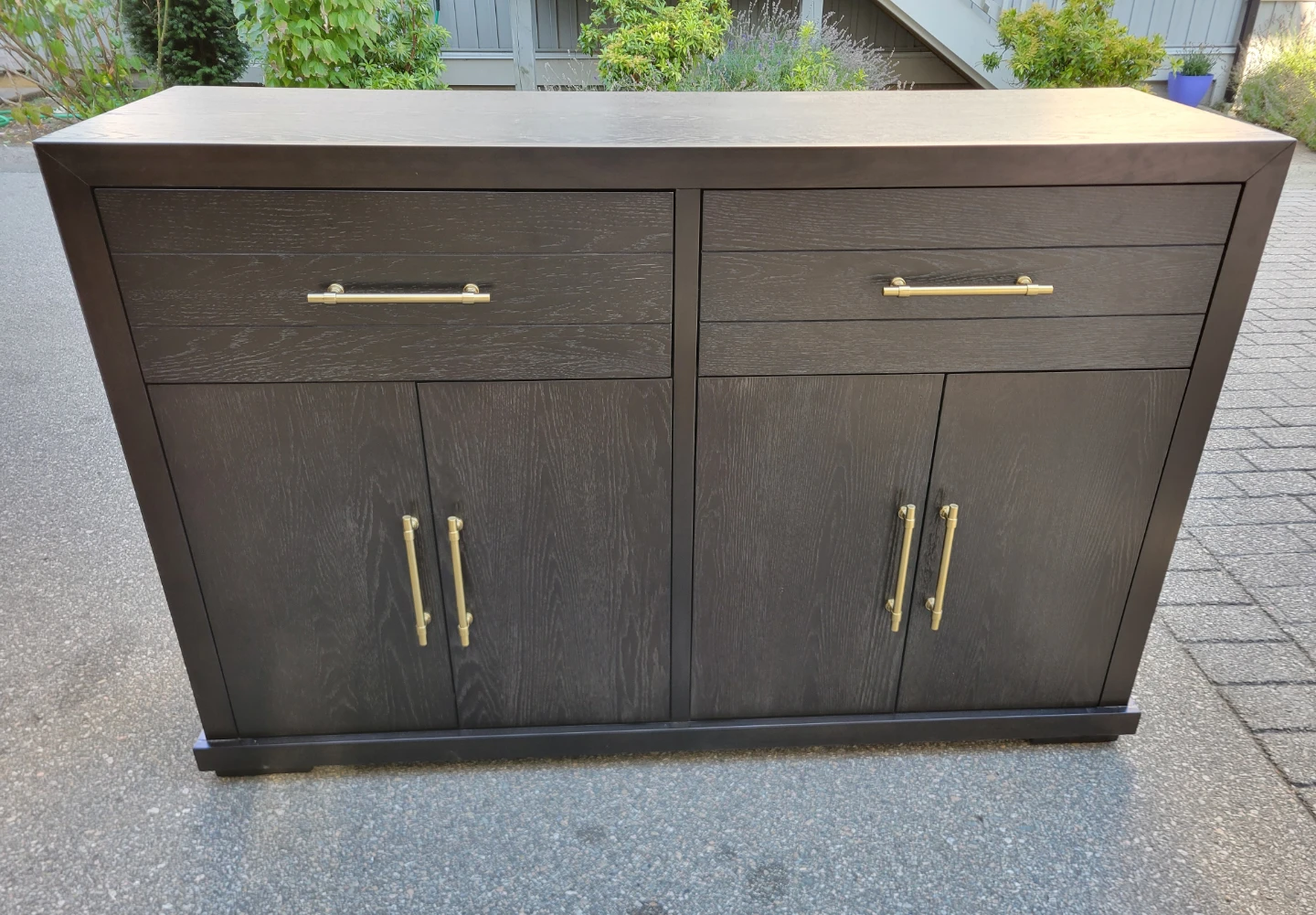 Modern Grey Wooden Sideboard /  Buffet Cabinet / Console Table - photo 2