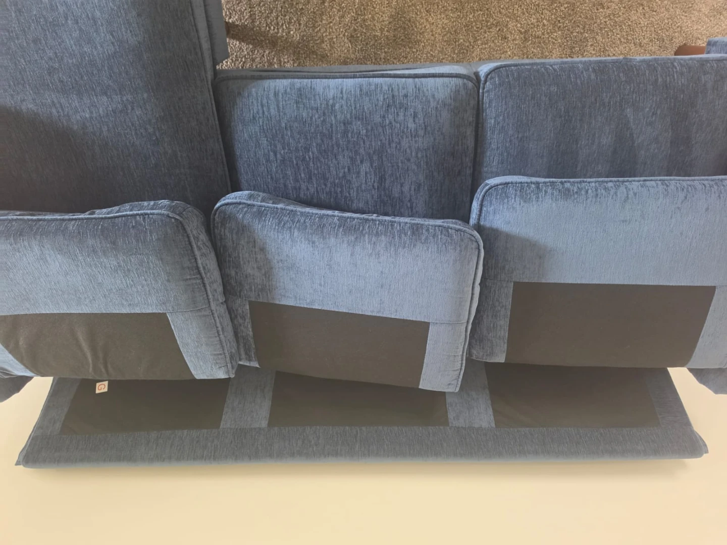 Blue Sectional Sofa - photo 4
