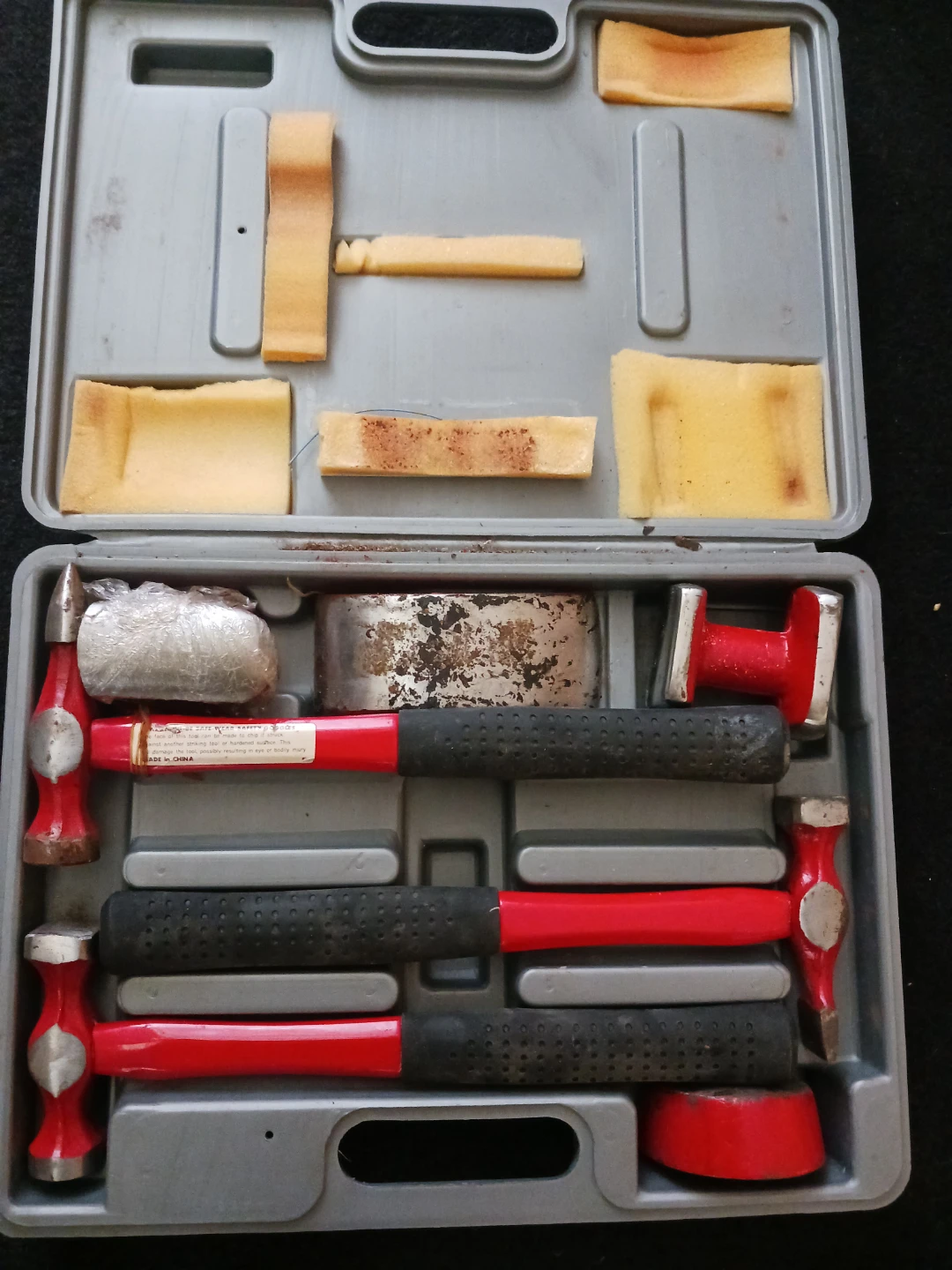 Hammer and Chisel Set with Case