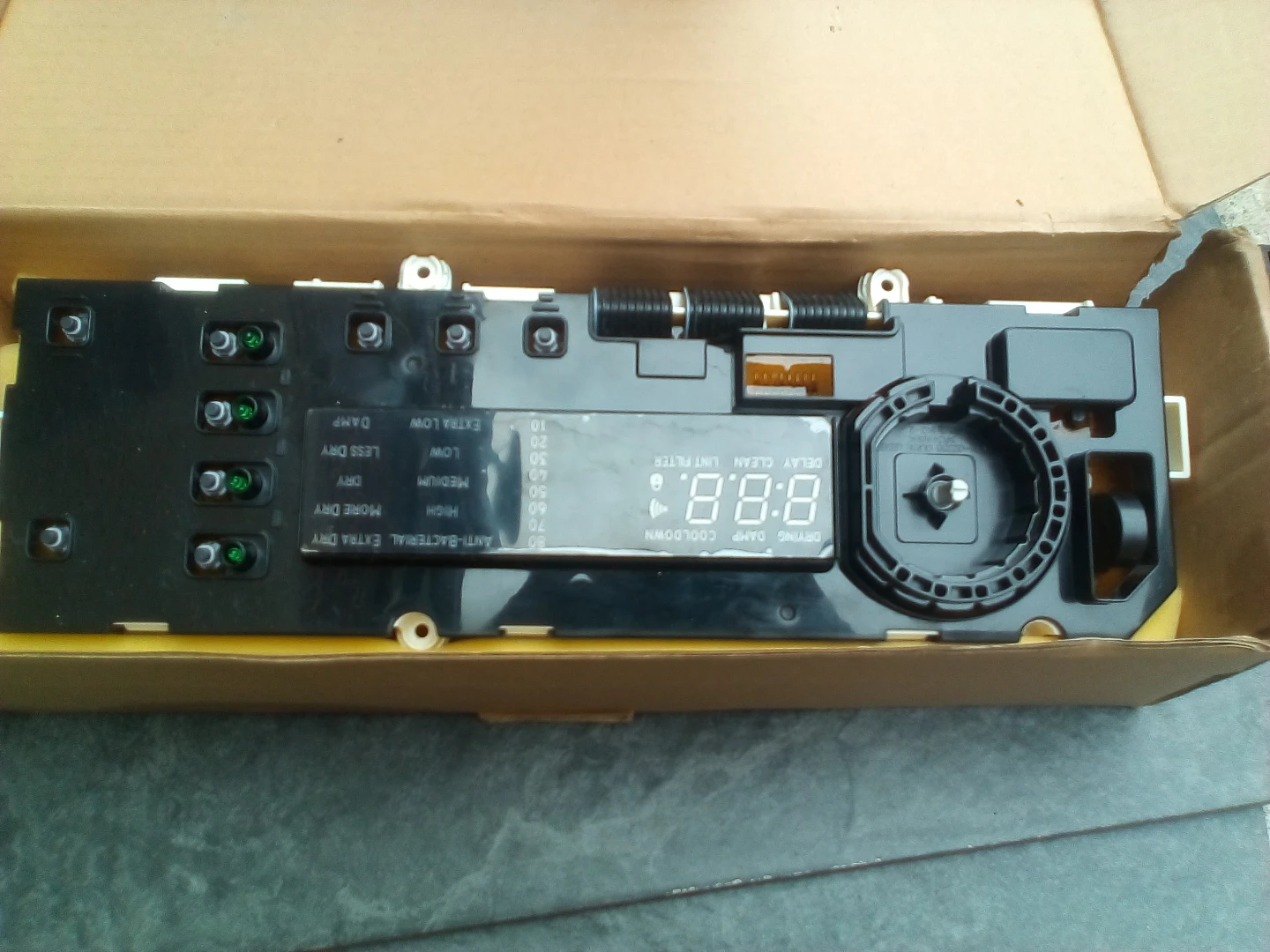 Samsung Dryer Control Board with LED Display - photo 3