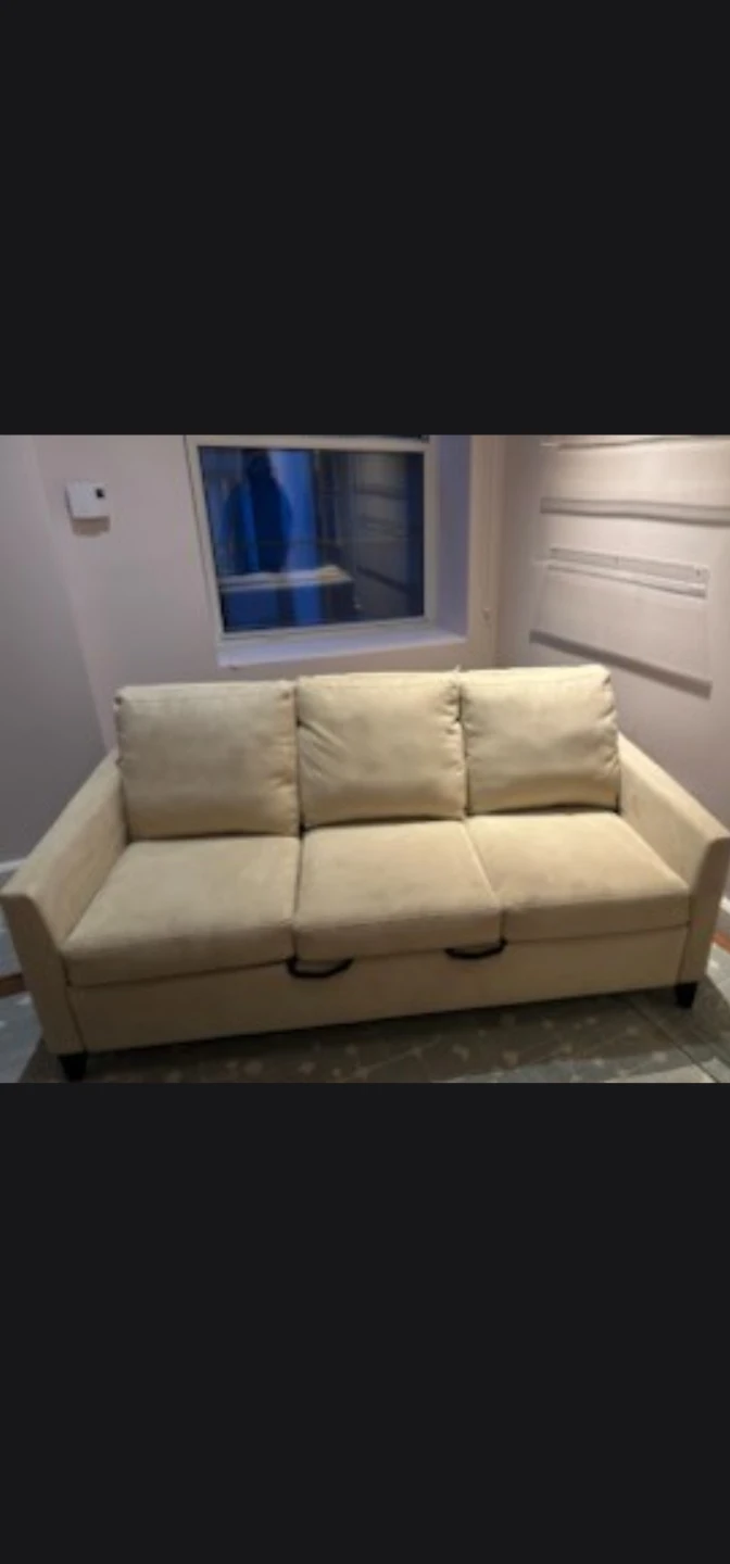 Jensen-Lewis Beige Sofa with Sleeper - photo 2
