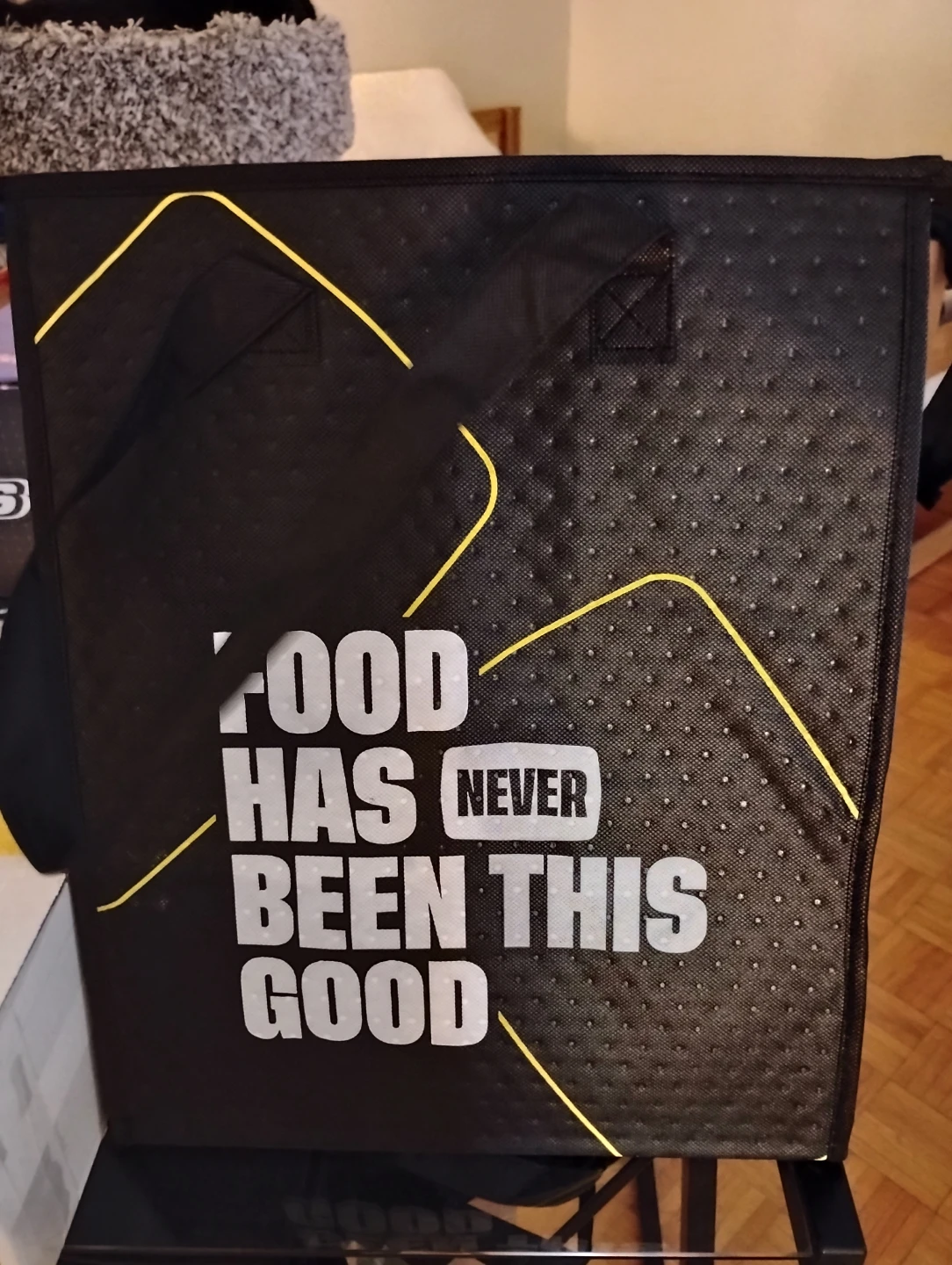 Black Insulated Delivery Bag bulk