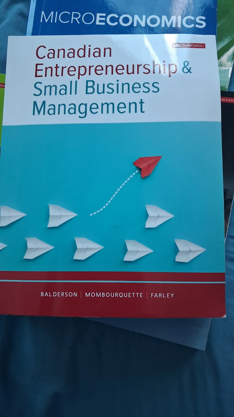 Canadian Entrepreneurship & Small Business Management Textbook - photo 2