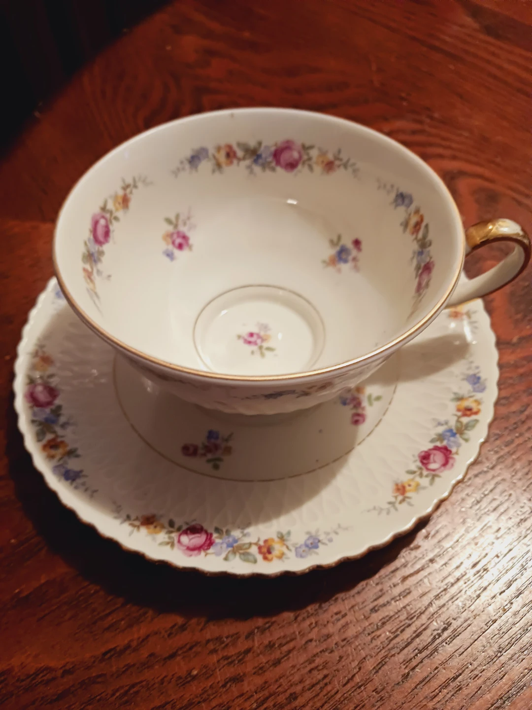 Seltmann Weiden German Porcelain Teacup and Saucer Set