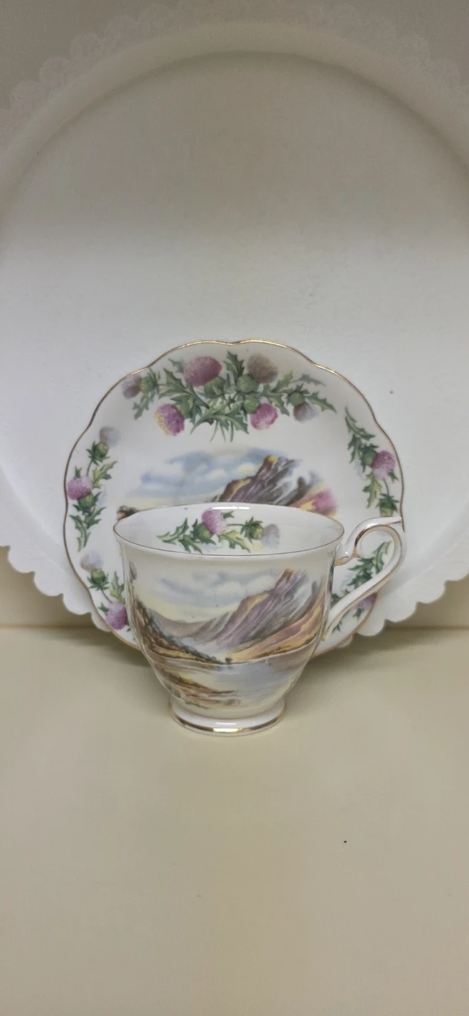 Royal Albert Bonnie Banks O' Loch tea cup and Saucer - photo 5