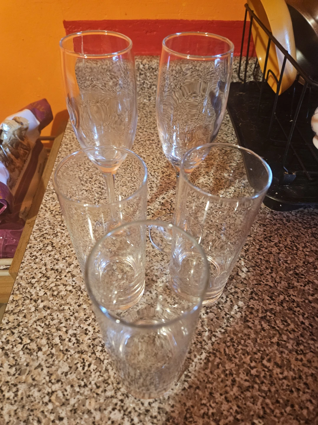 Set of 5 Glass Drinkware - photo 2