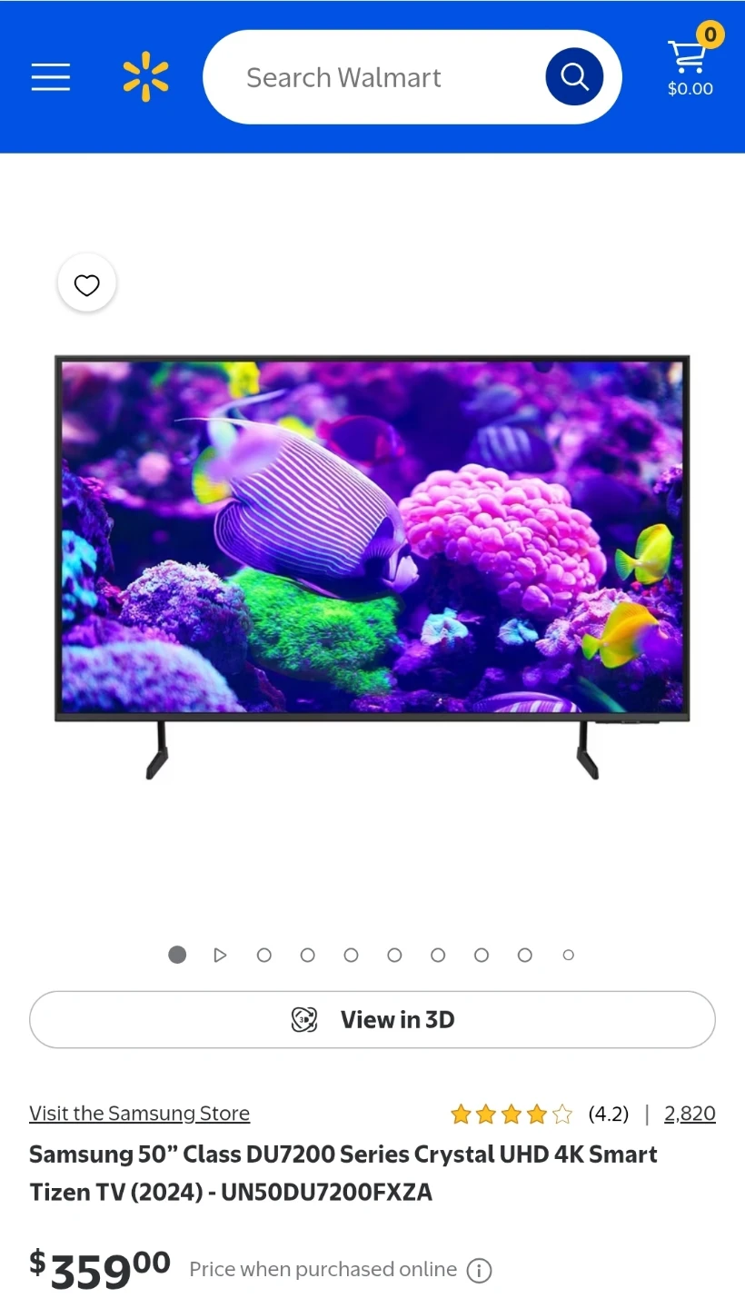 Samsung 50" Crystal UHD 4K Smart TV DU7200 Series - photo 5