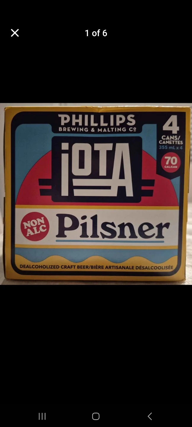 Phillips Brewing iOTA Non-Alc Pale Ale & Pilsner