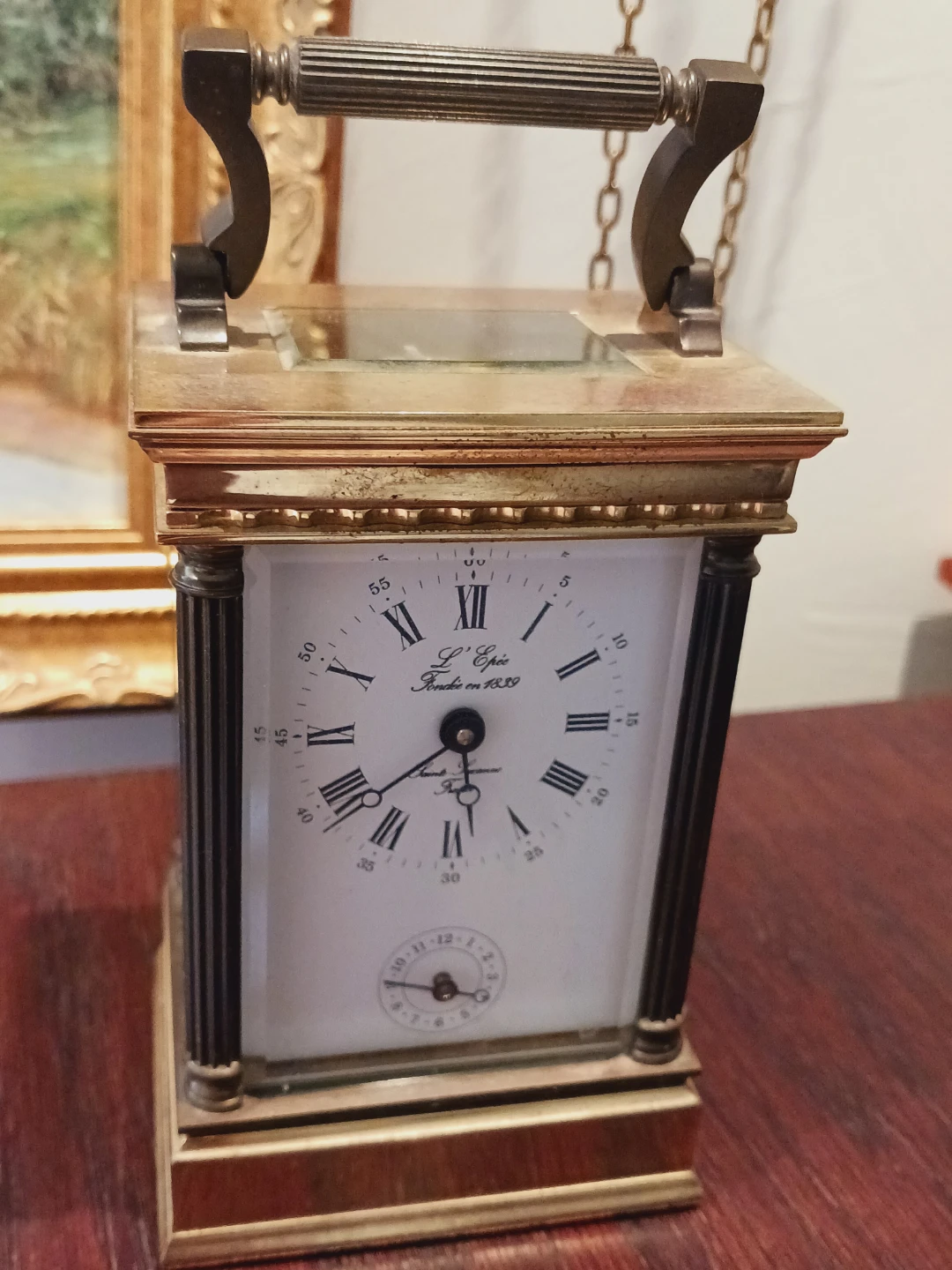 L'Epée Fonde 1839. Antique French Carriage Clock