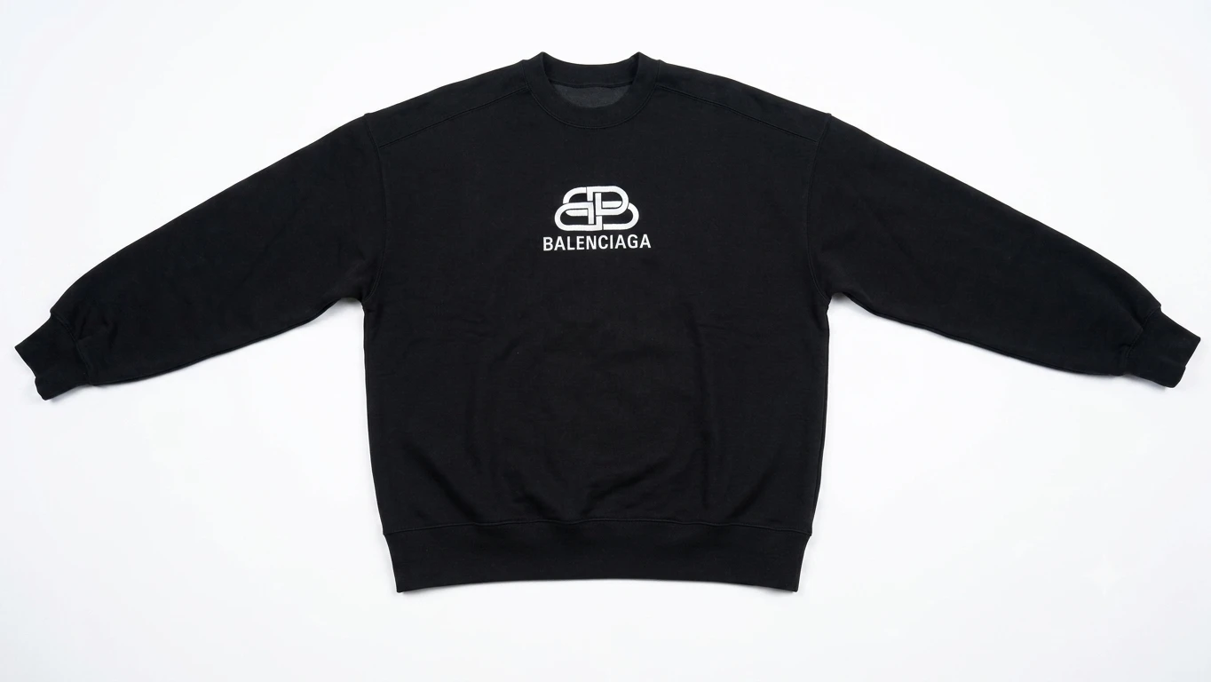 Balenciaga Interlocking BB Logo Crewneck Sweatshirt XL - photo 4
