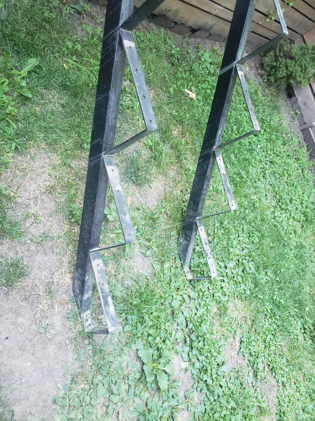 2 pcs 6 steps stair steel stringer/riser - photo 2