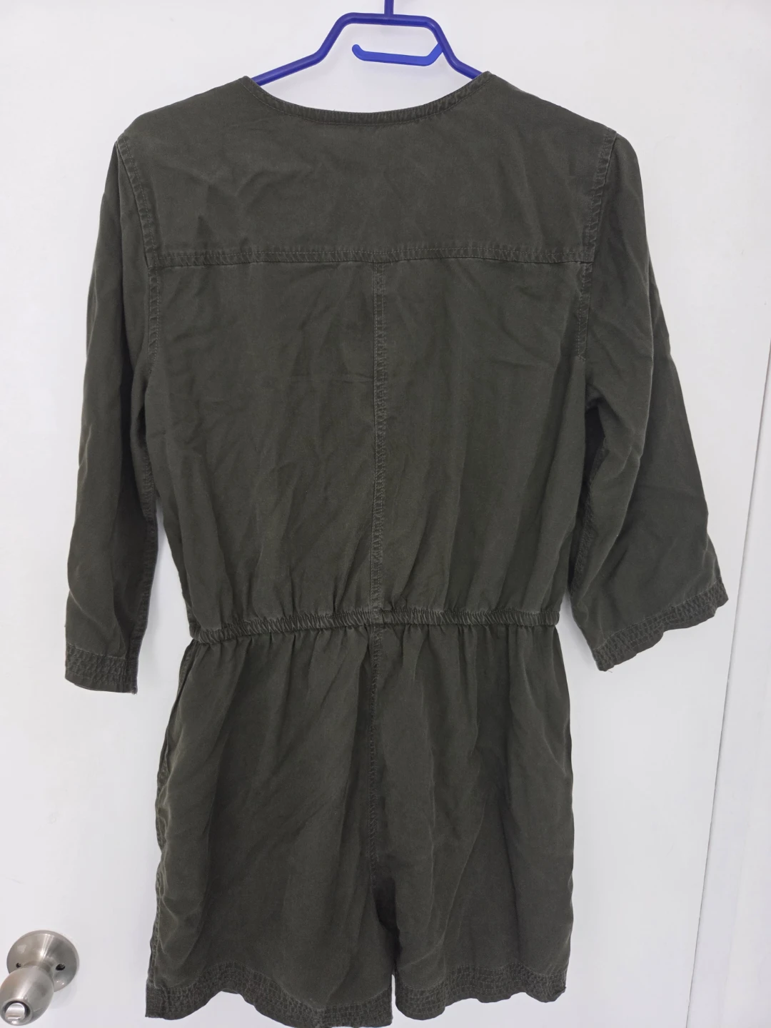 DD77 Olive Green Utility Romper - Size M - photo 3