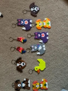 You choose Perler Bead Keychains - Mario, Pikachu & More - photo 5