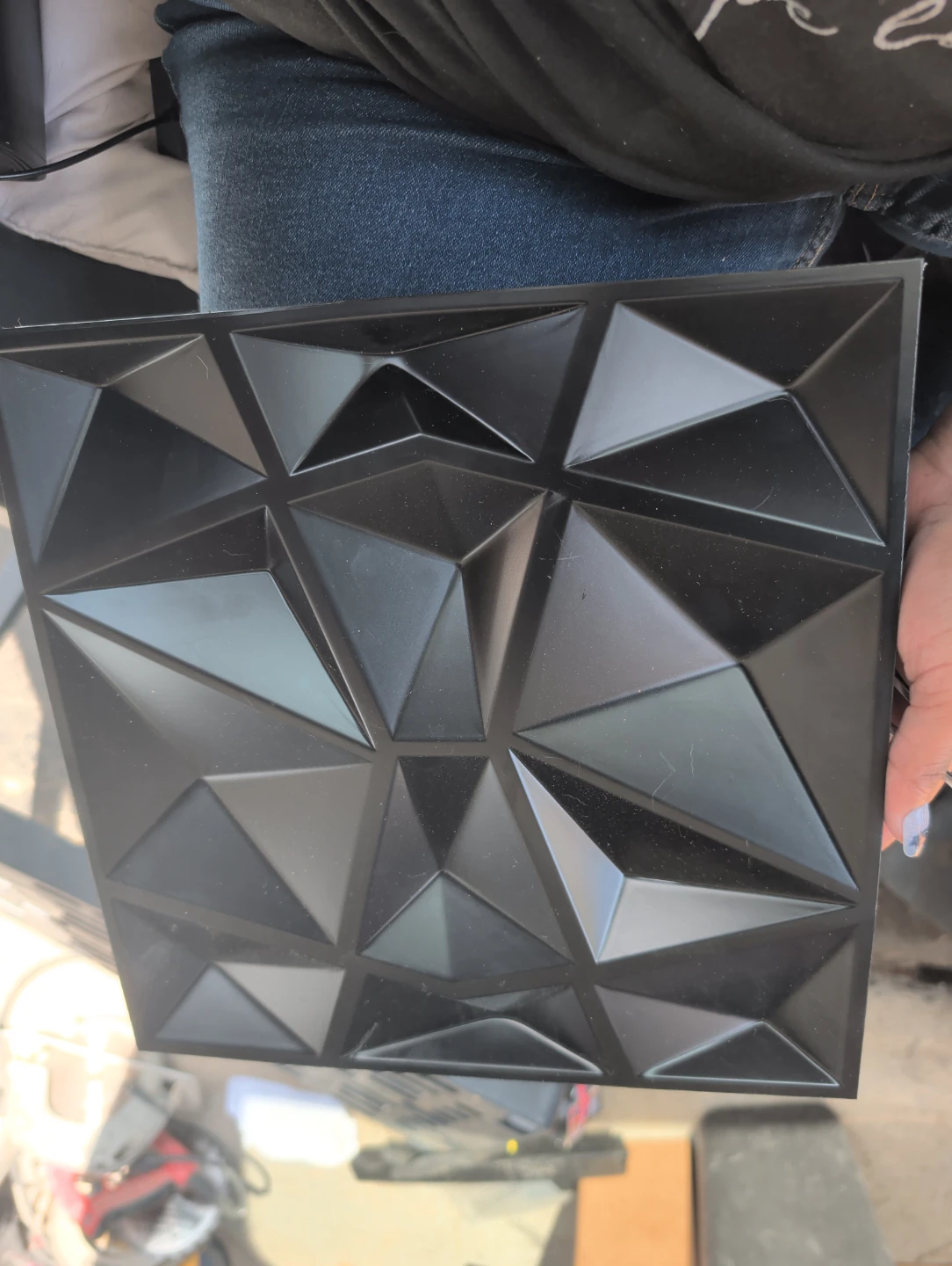 EATHEATY 3D Wall Panels - Black