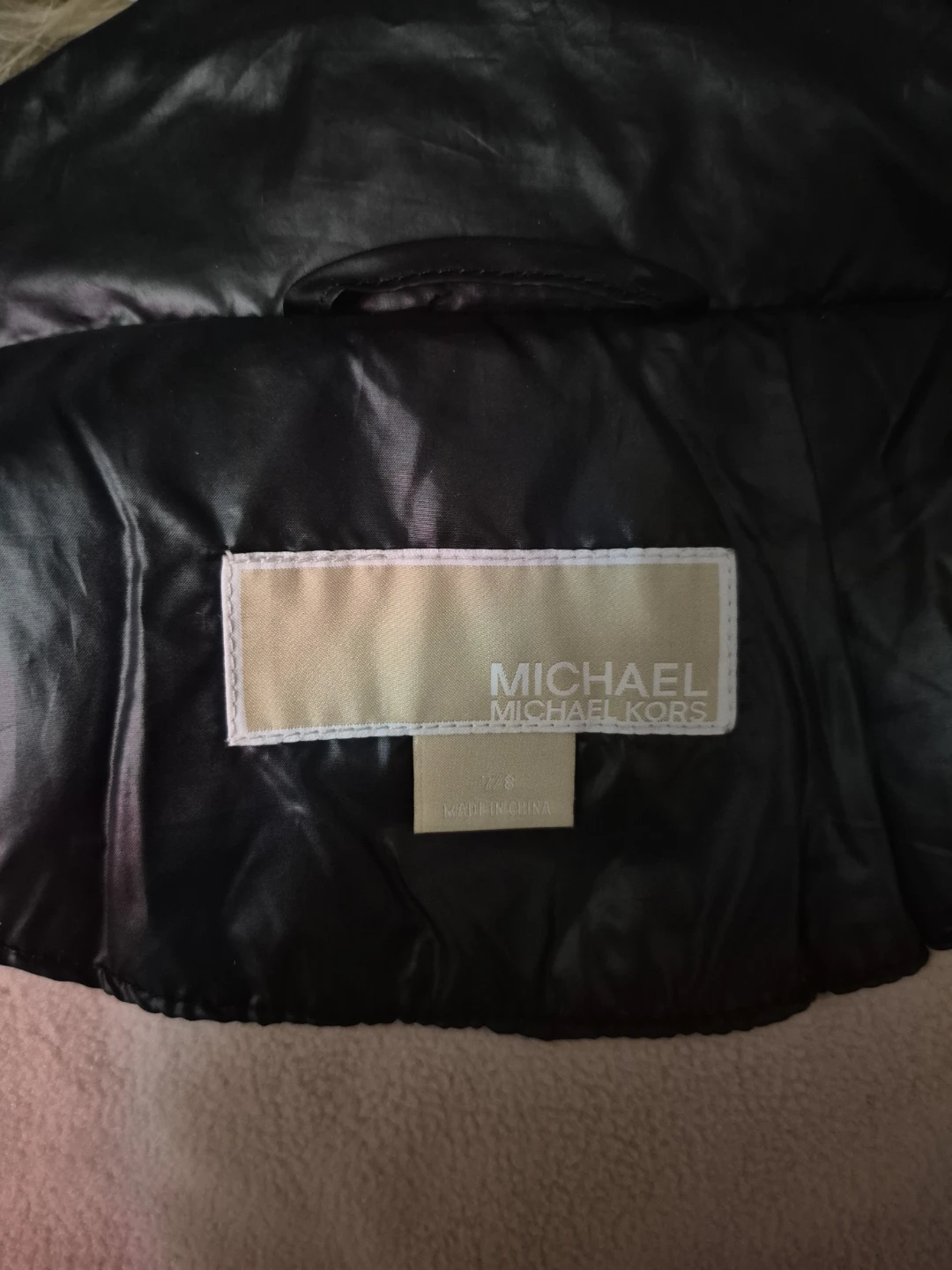 Michael Michael Kors Black Puffer Jacket with Fur Hood - photo 5