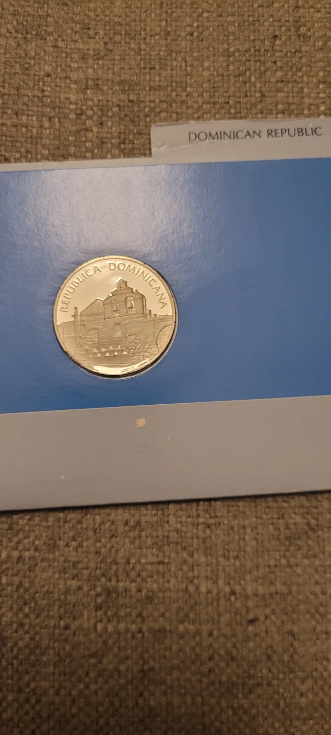 Dominican Republic Sterling Silver Coin