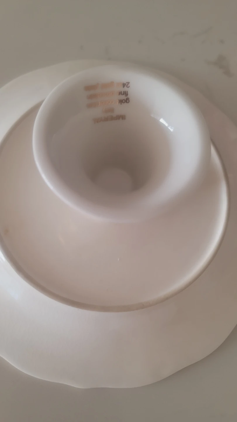 Imperial Fine China Gold Collection Cake Plate - photo 2