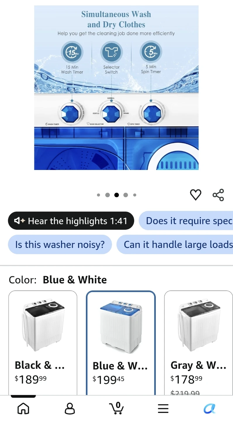 Twin Tub Portable Washing Machine - photo 4