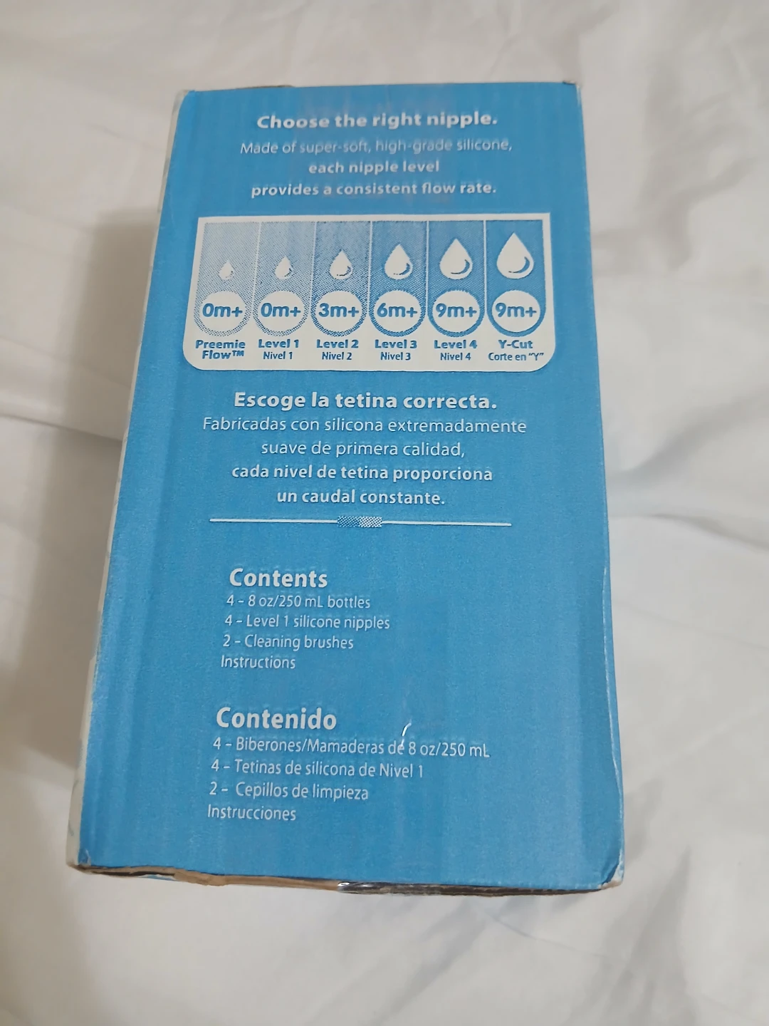 Dr. Brown's Natural Flow Anti-Colic Baby Bottles - 8 oz (4 Pack) - photo 2