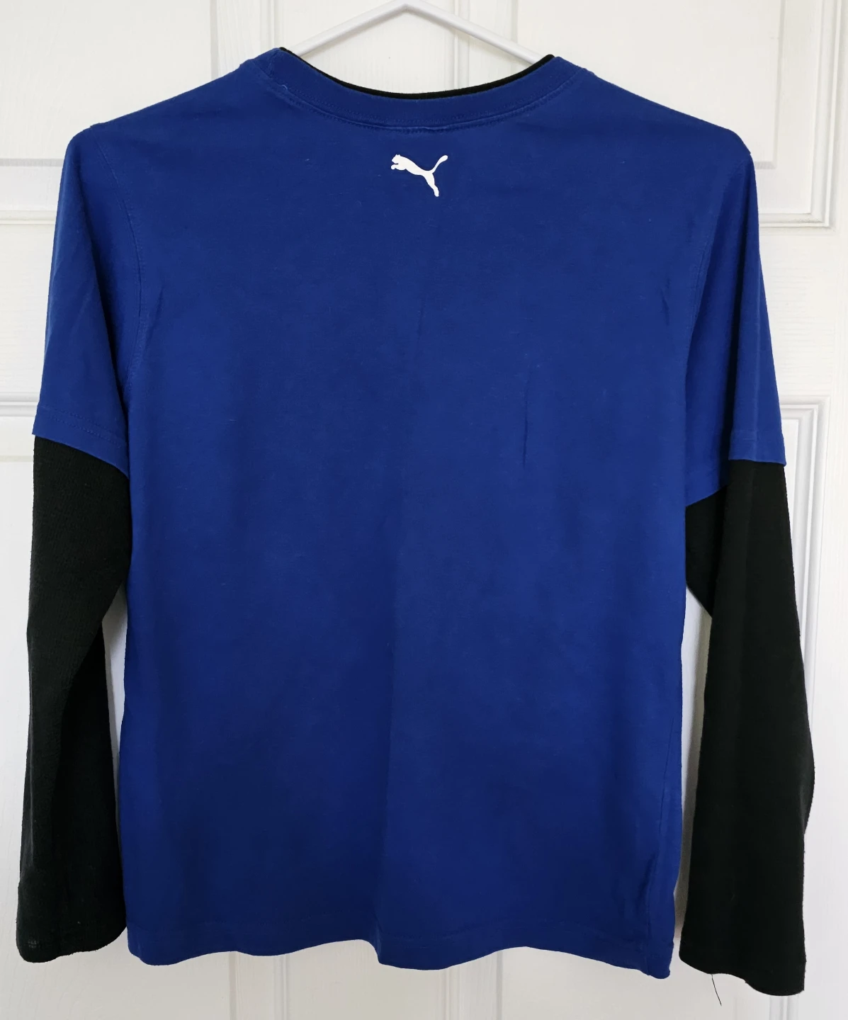Puma Boys Long Sleeve Layered Graphic Shirt (Size 10-12Y) - photo 2