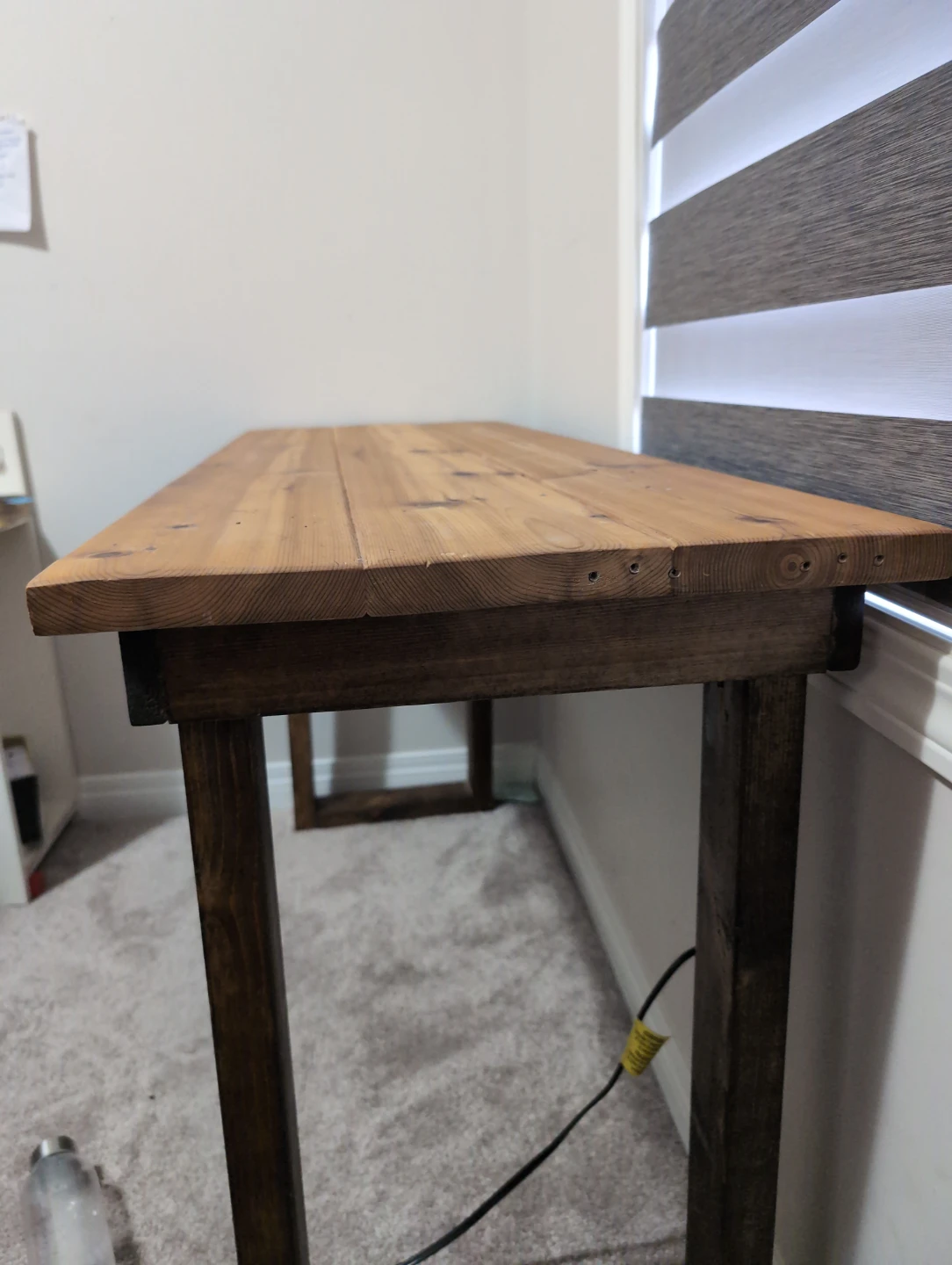 Solid Wood Desk with table