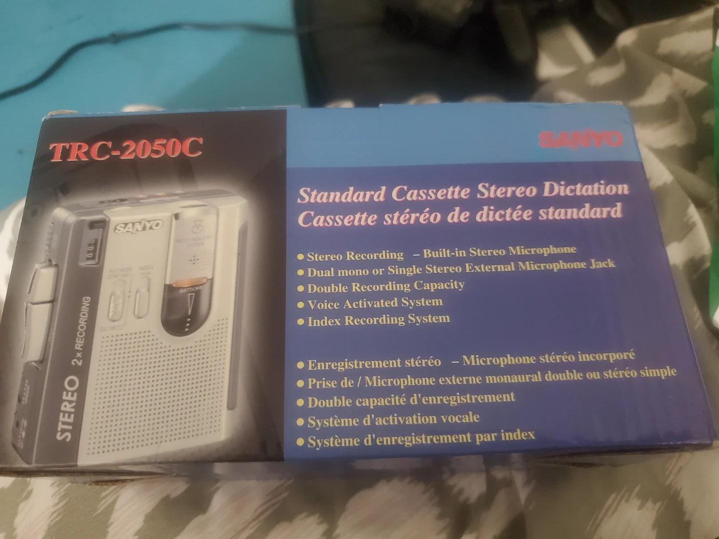 Sanyo TRC-2050C Standard Cassette Stereo Dictation