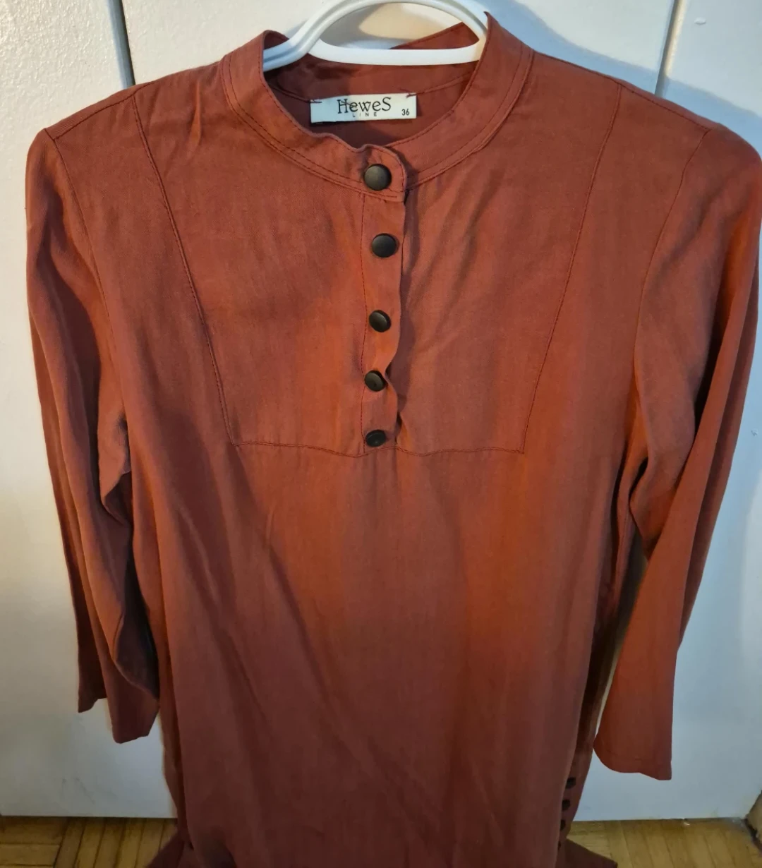 Hewes Line long-sleeve dress
