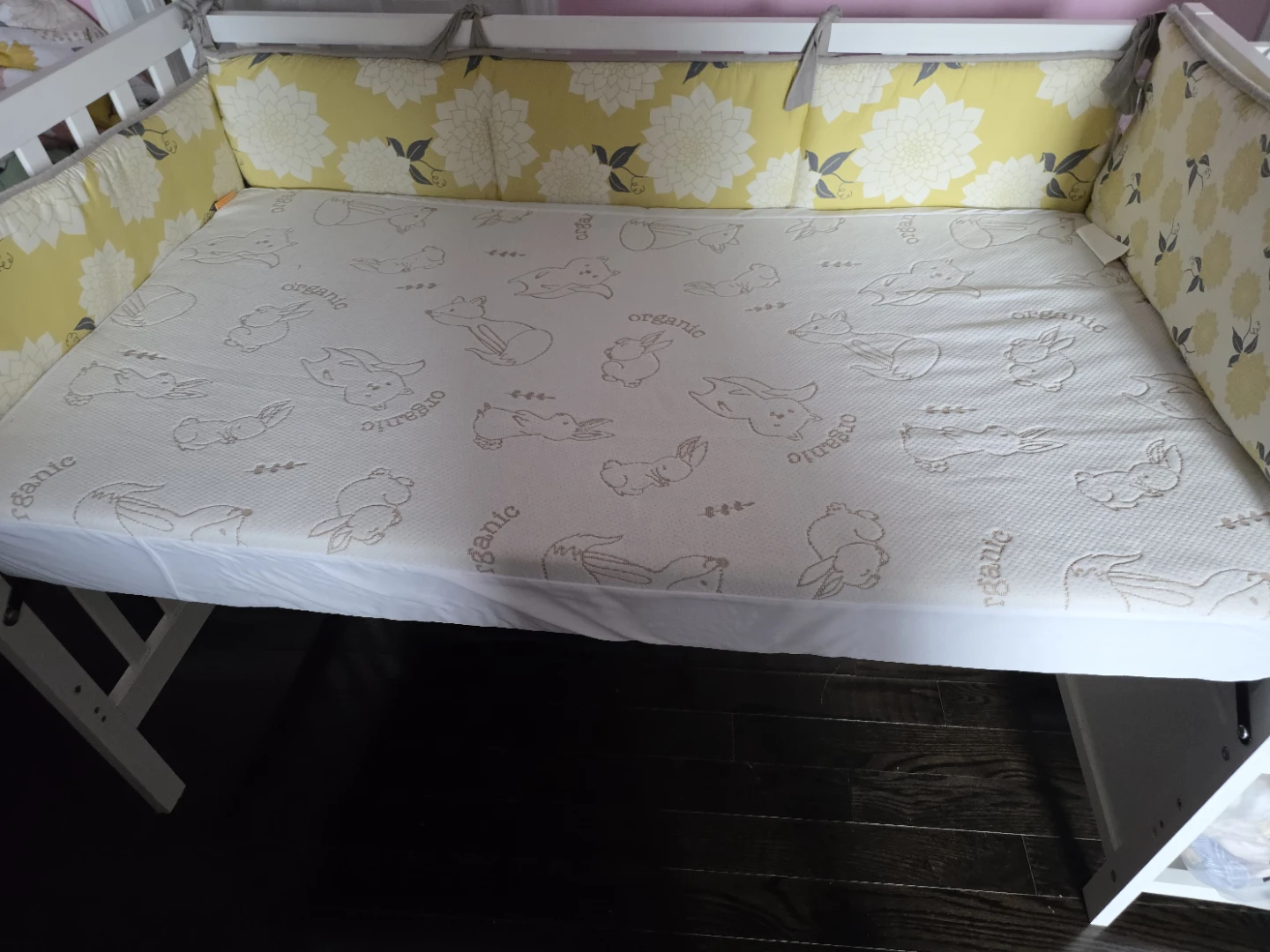 Organic Baby Crib Mattress with Animal Print
