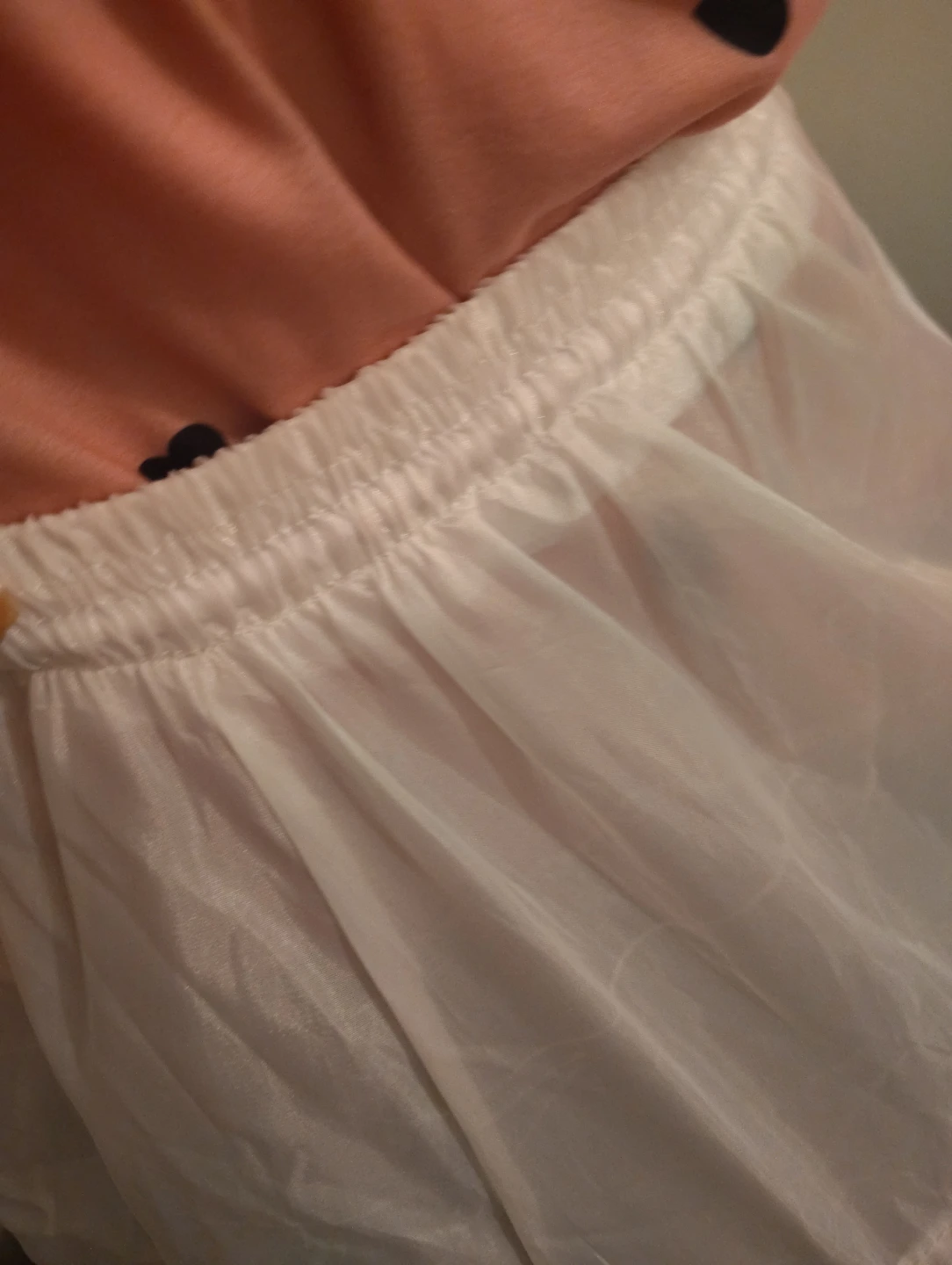 White 6 hoop crinoline petticoat - photo 2