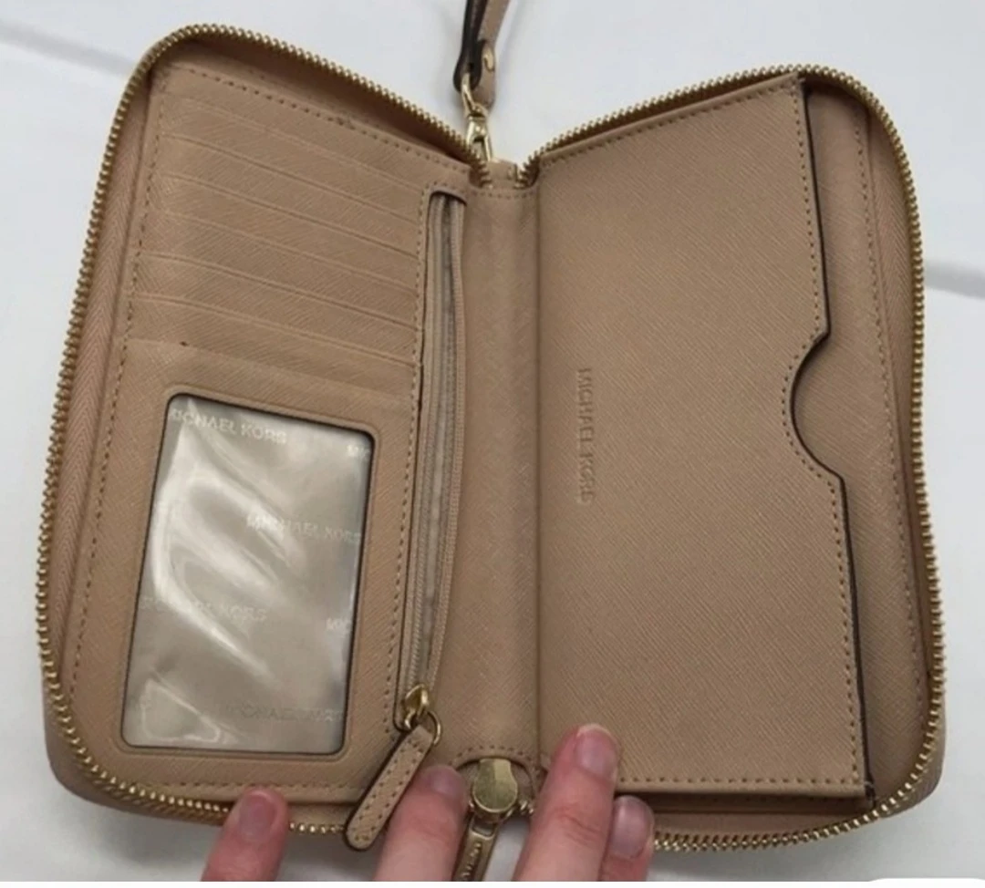 Michael Kors Saffiano Leather Wristlet Wallet - photo 2