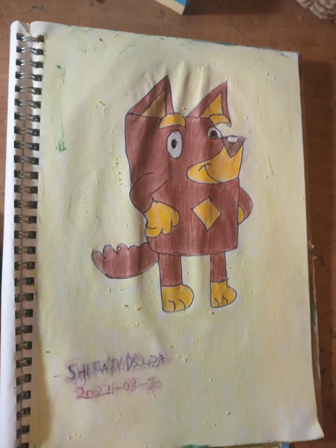 DOG DRAWING ILLUSTRATION BY CUSTOM ARTIST SHERWIN - photo 3