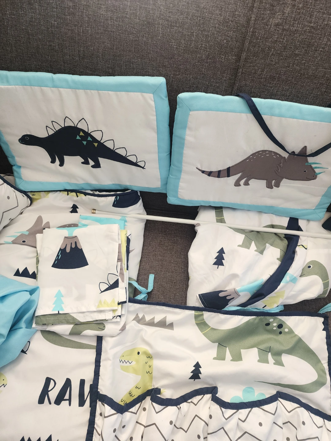 Dinosaur Crib Bedding Set - photo 5