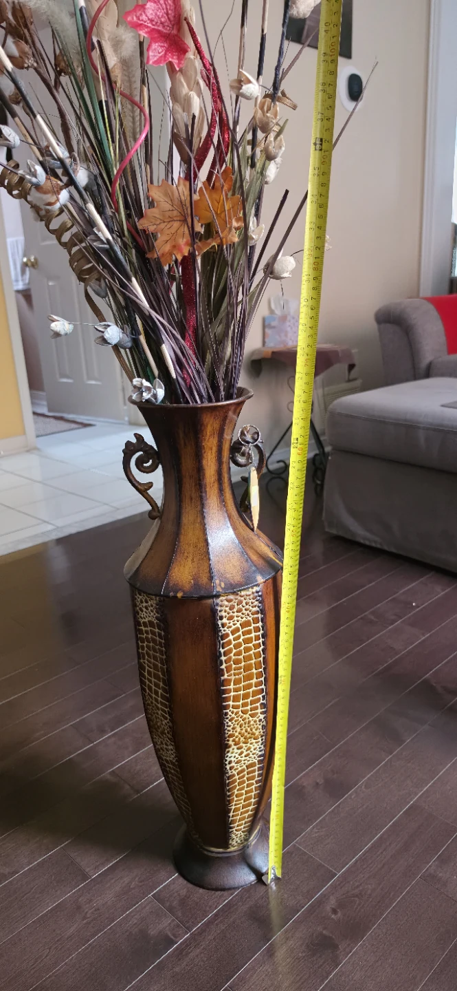 Rustic Vintage Floor Vase