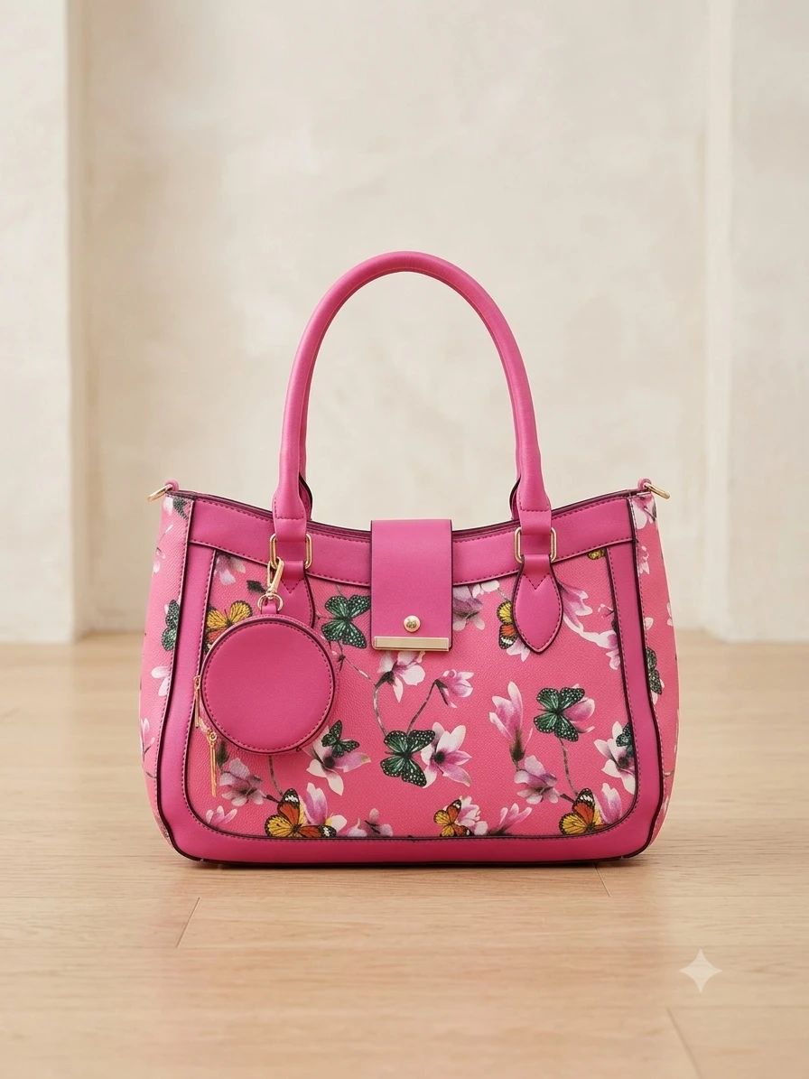 Floral Print Top Handle Handbag $20 each - photo 4
