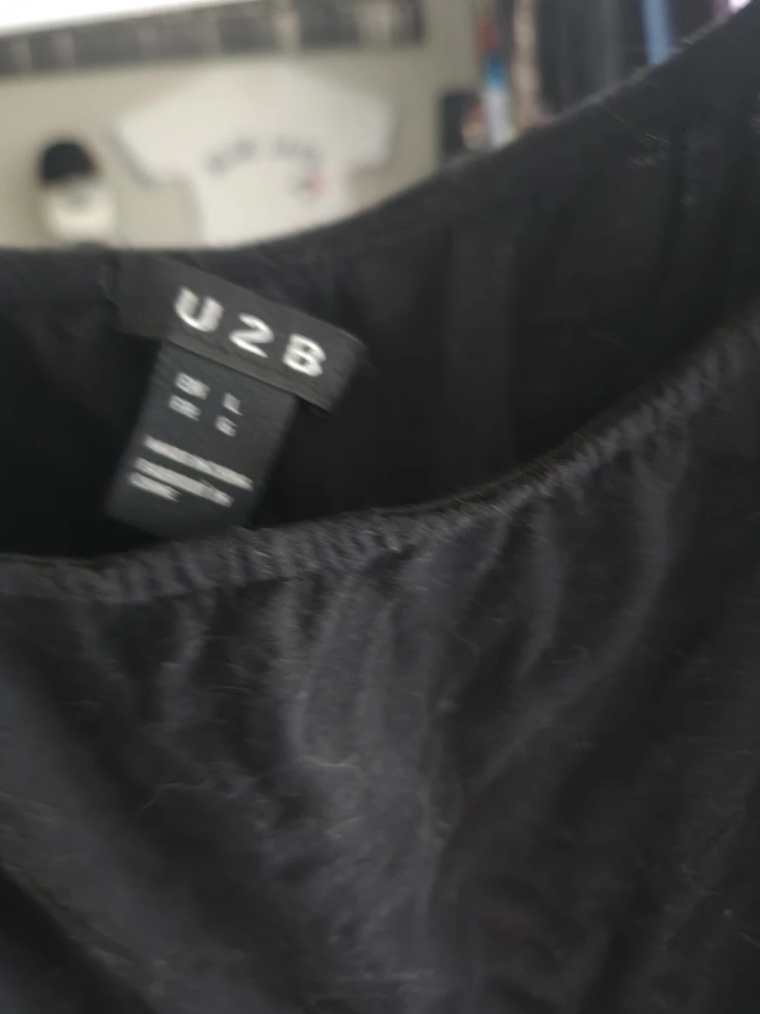 U2B Black Top with Tulle Sleeves - photo 3