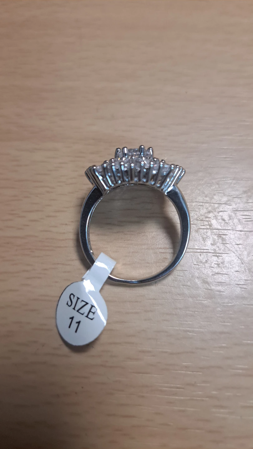 Sparkly Cocktail Ring - Size 11 - photo 3